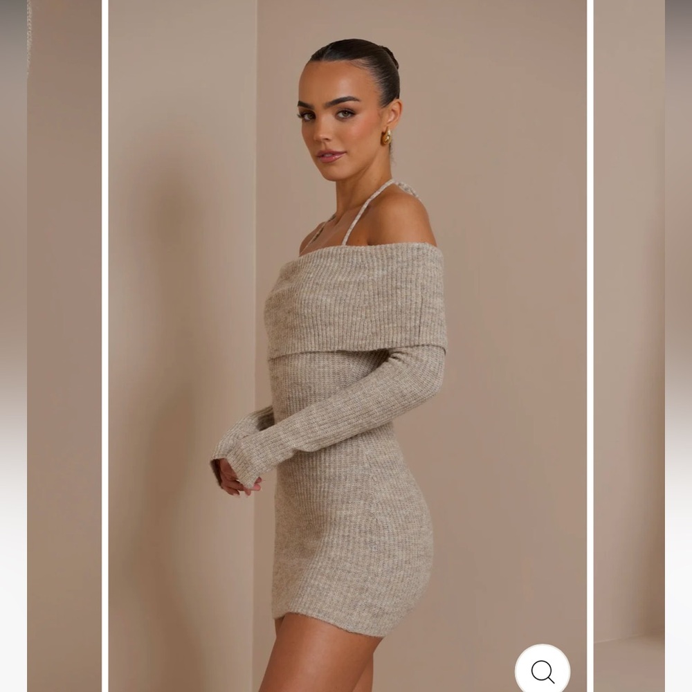 Elegant Long Sleeve Off-Shoulder Dress